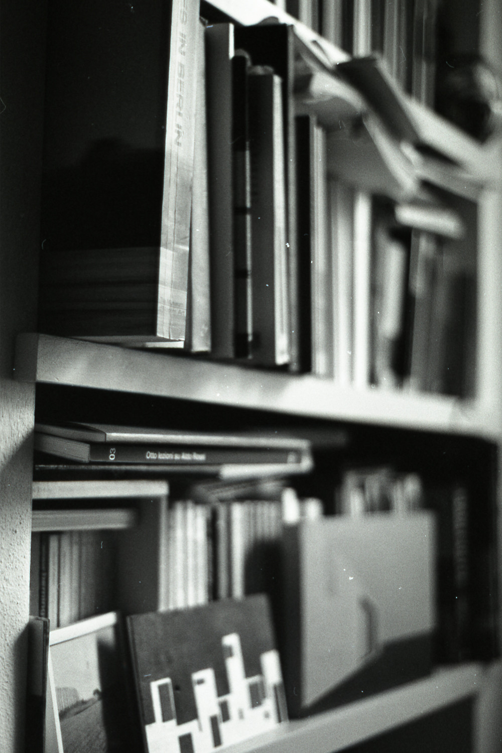 progetto casa-studio disegno libreria