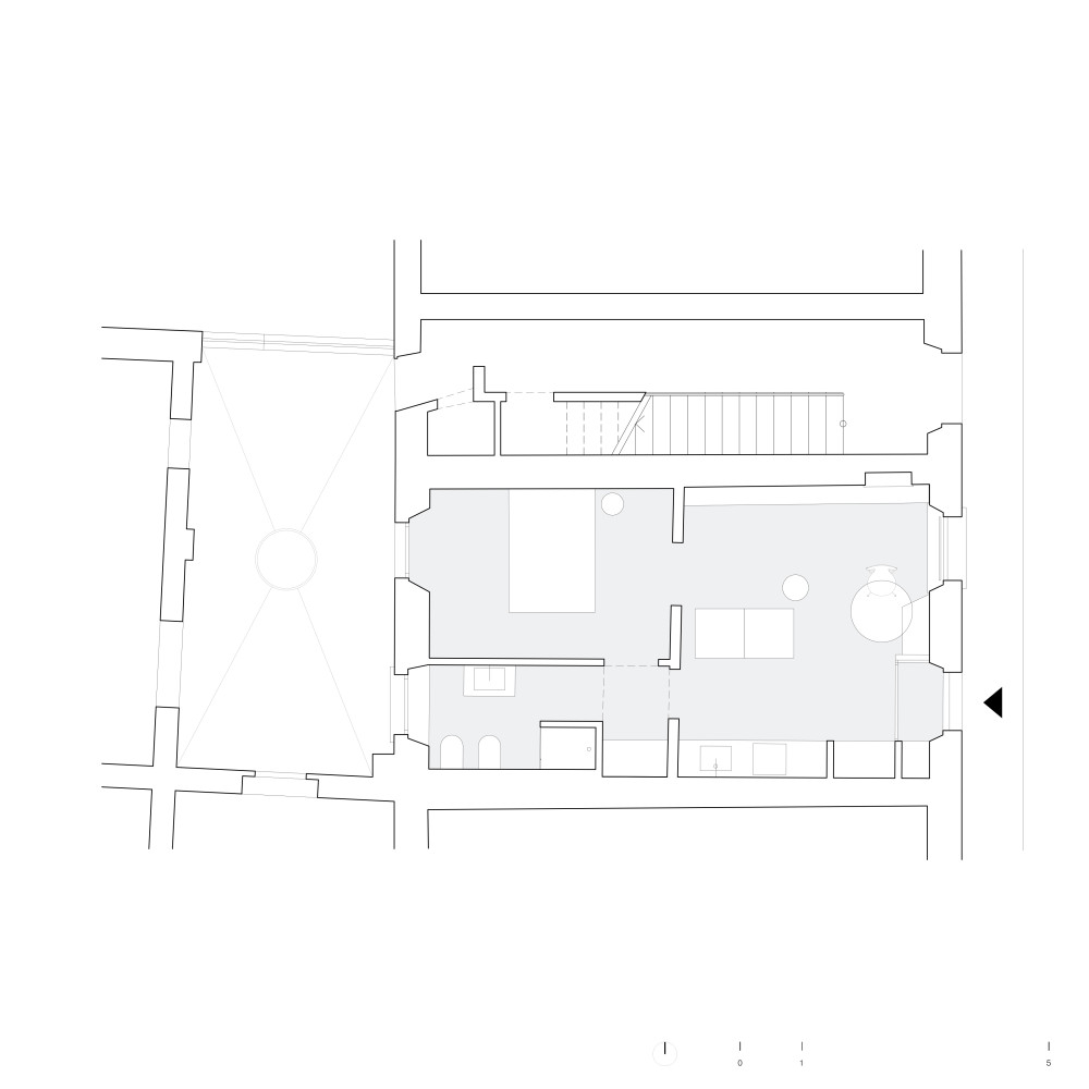 progetto casa-studio disegno distribuzione