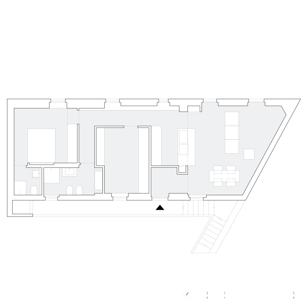 progetto residenza lissone disegno architettura caratteri distributivi